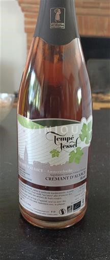 Alsace Crémant d'Alsace Tempé Jessel Icke årgångsbetecknad