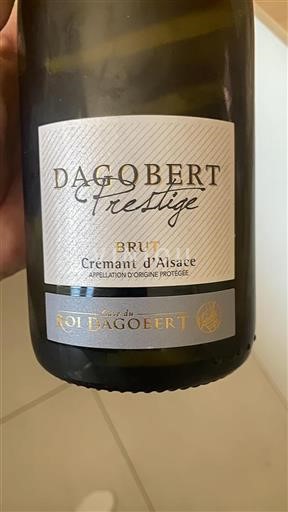 Alsace Crémant d'Alsace Cave du Roi Dagobert Prestige Icke årgångsbetecknad