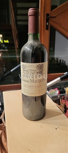 Bordeaux Saint-Georges-Saint-Émilion Château Macquin 2007
