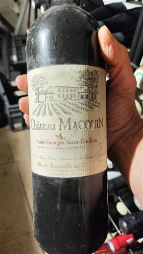 Бордо Сен-Жорж-Сен-Емільйон Château Macquin 2007