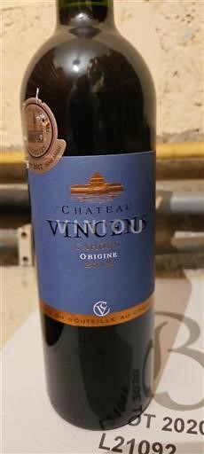 Sudoeste Cahors Château Vincens Origine 2015
