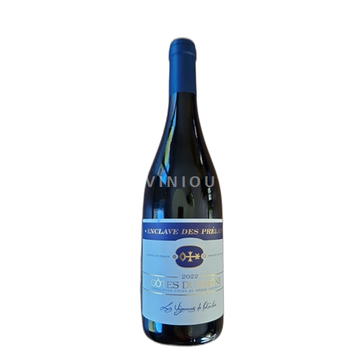 Vin Rouge sec Enclave des Prélats Les Vignerons de l'Enclave 2022 France Vallée du Rhône Côtes-du-rhône AOC