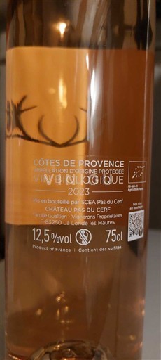 Provence Côtes-de-Provence Château Pas du Cerf 2023