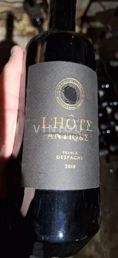 Bordeaux Montagne-saint-émilion SCEV DESPAGNE ET FILS L'Hôte Antique 2018
