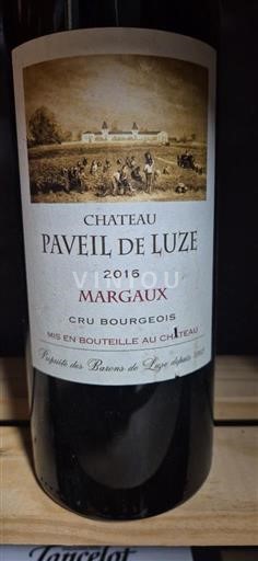Bordeaux Margaux Paveil de Luze 2016