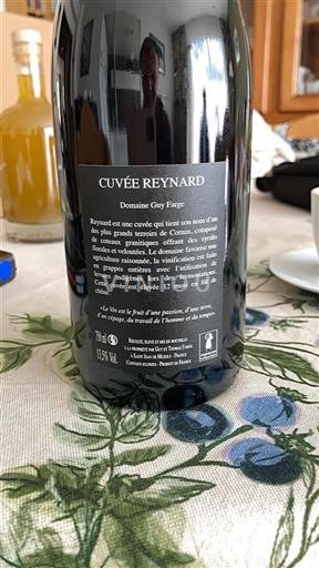 Rhône-dalen Cornas Guy Farge Reynard 2018