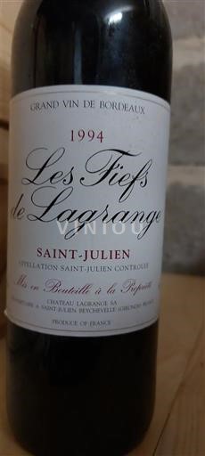Бордо Сен-Жюльєн Lagrange Les Fiefs de Lagrange 1994