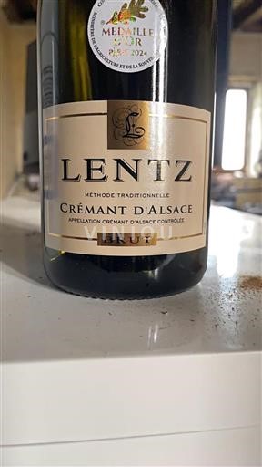 Alsace Crémant d'Alsace Lentz Icke årgångsbetecknad