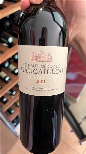 Bordeaux Haut-Médoc Château Maucaillou Le Haut-Médoc de Maucaillou 2001