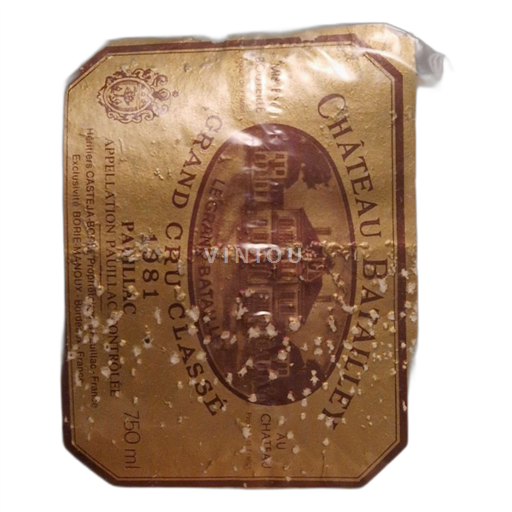 Bordeaux Pauillac Château Batailley 1981