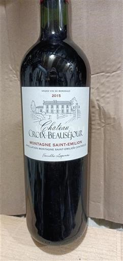 Bordeaux Montagne-Saint-Émilion Château Croix Beauséjour 2015