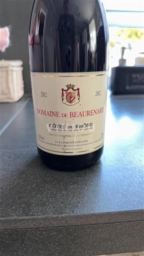 Rhônedalen Côtes du Rhône Beaurenard 2002