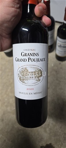 Bordeaux Moulis-en-Médoc Château Granins Grand Poujeaux 2020