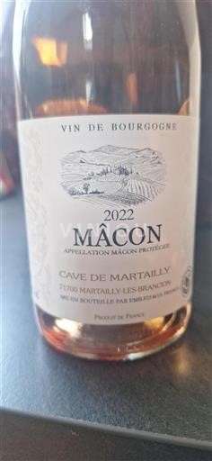 Burgundija Mâcon in Mâcon-villages Cave de Martailly 2022