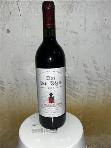 Burdeos Lalande-de-Pomerol Clos des Règes 2004