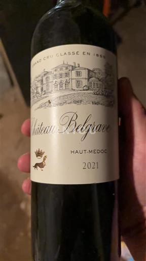 Bordeaux Haut-Médoc Grand Cru Château Belgrave 2021
