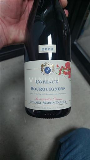 Borgonha Coteaux da Borgonha Domaine Martin-Dufour 2023