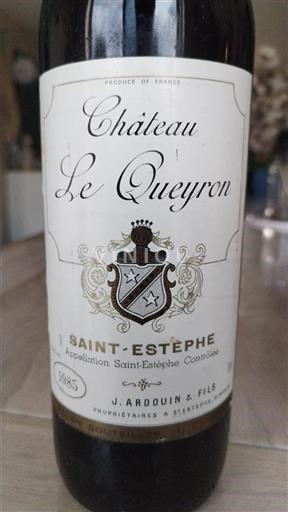 Bordeaux Saint-Estèphe Château Le Queyron 1985