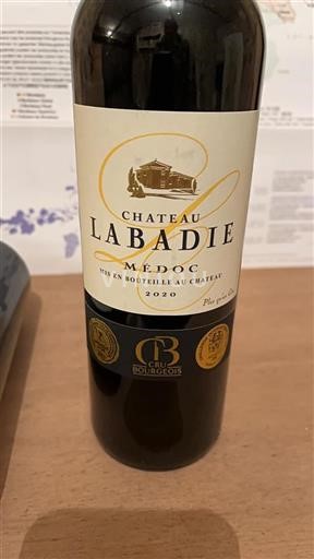 Bordeaux Médoc Cru Bourgeois Château Labadie 2020