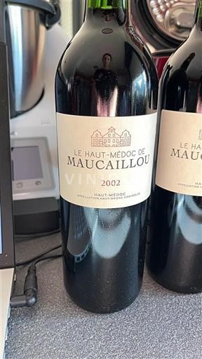 Bordeaux Haut-Médoc Château Maucaillou Le Haut-Médoc de Maucaillou 2002