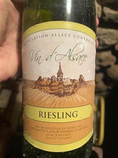 Alsace Grand Cru A. Hellmuth Riesling Không niên vụ