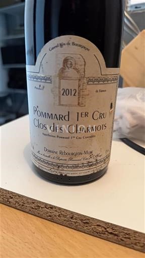 Borgoña No especificado Premier Cru Domaine Rebourgeon-Mure Clos des Charmots 2012