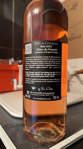 Údolí Rhôny Côtes-du-Vivarais Mas du Terme Pays de Cocagne 2023