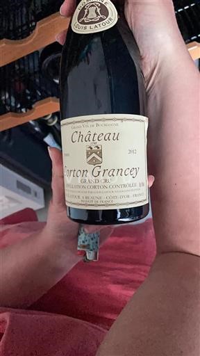 Borgoña Corton Grand Cru Louis Latour Corton Grancey 2012