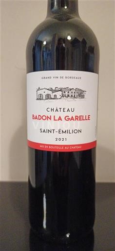 Bordeaux Saint-Émilion Château Badon La Garelle 2021