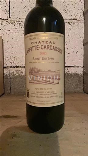 Bordeaux Saint-Estèphe Cru Bourgeois Château Laffitte-Carcasset 2005