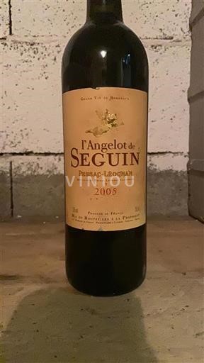 Bordeaux Pessac-Léognan Château Seguin L'Angelot de Seguin 2005