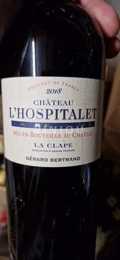 Linguadoca La Clape Château L'Hospitalet 2018