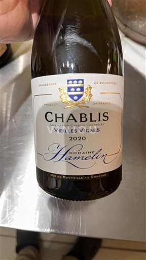 Burgundija Chablis Domaine Hamelin Vieilles Vignes 2020