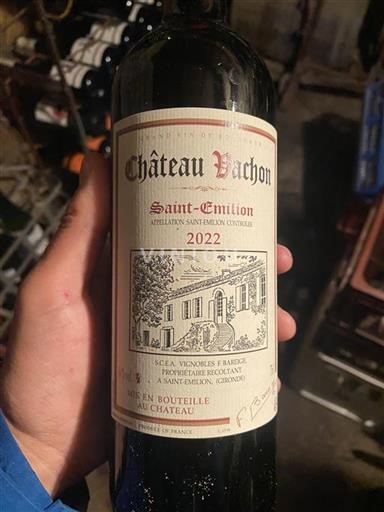 Bordéus Saint-Émilion Domaine Vachon 2022