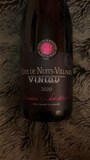 Burgundsko Côte de nuits villages Domaine Gachot Monot Les Chaillots 2020