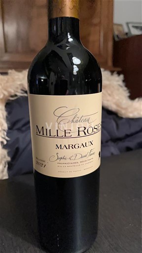 Bordeaux Margaux Château Mille Roses 2021