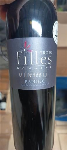 Provence Bandol Domaine Trois Filles 2022