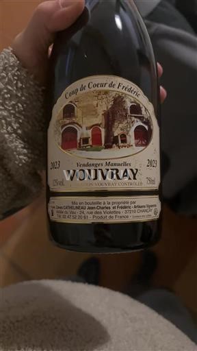 Vallée de la Loire Vouvray Caves Cathelineau Coup de Cœur de Frédéric 2023