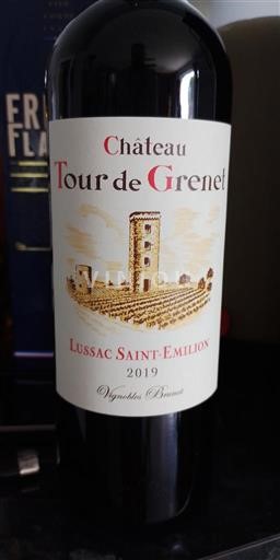 Burdeos Lussac-Saint-Émilion Château Tour de Grenet 2019