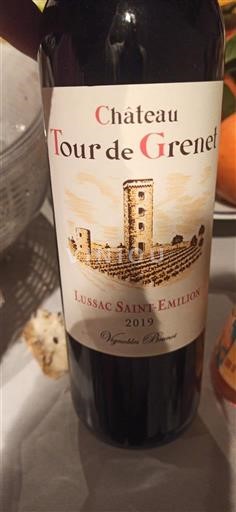 Bordeaux Lussac-saint-émilion Château Tour de Grenet 2019