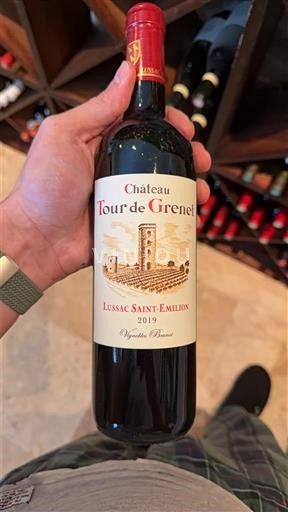 Bordeaux Lussac-saint-émilion Château Tour de Grenet 2019