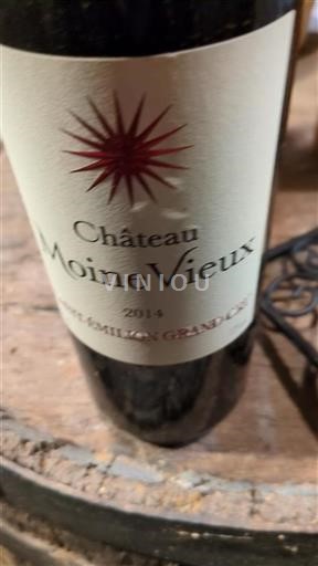 Vin Rouge sec Château Moine Vieux 2014 France Bordeaux Saint-Émilion AOC Grand Cru