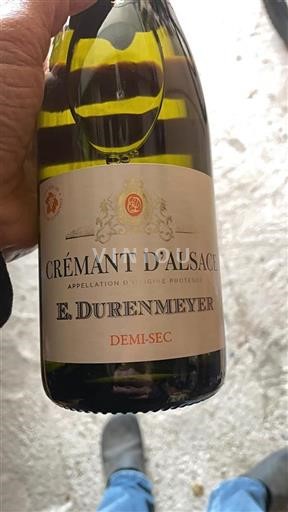 Alsace Crémant d'Alsace E. Durenmeyer Icke årgångsbetecknad
