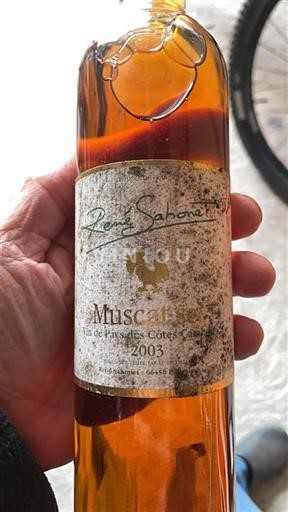 Roussillon Não especificado René Sahonet Muscat sec 2003