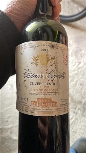 Bordeaux Blaye-côtes-de-bordeaux Château Capville Prestige 2011