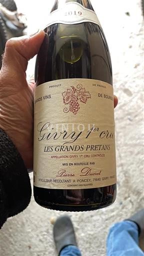 Bourgogne Ospecificerad Premier Cru Pierre Ducret Les Grands Pretans 2019