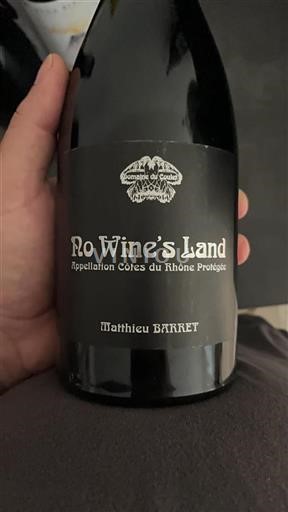 Rhônen laakso Côtes-du-rhône Domaine Coulet No Wine's Land 2019