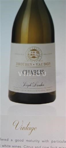 Bourgogne Chablis Joseph Drouhin Vaudon 2022