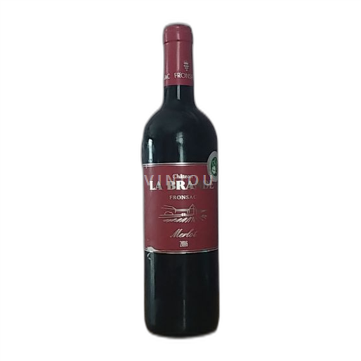 Burdeos Fronsac Château La Brande Merlot 2016