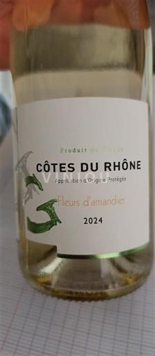 Rona dolina Côtes-du-Rhône Fleurs amandier 2024